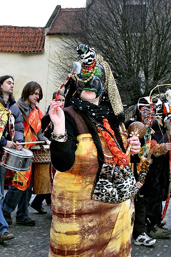 Masopust v Českém Krumlově, 5. února 2008, foto: © 2008 Lubor Mrázek