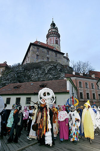 Masopust v Českém Krumlově, 5. února 2008, foto: © 2008 Lubor Mrázek