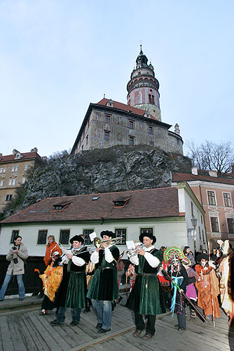 Masopust v Českém Krumlově, 5. února 2008, foto: © 2008 Lubor Mrázek