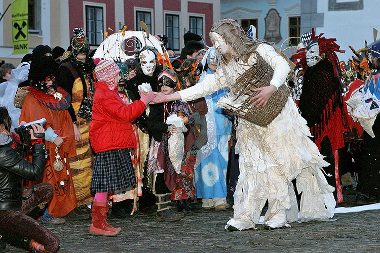 Masopust v Českém Krumlově, 5. února 2008, foto: © 2008 Lubor Mrázek