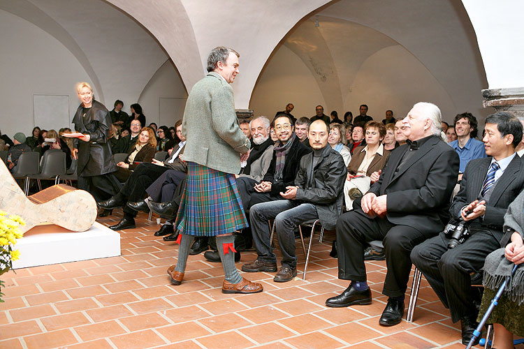 Vernisáž výstav v Egon Schiele Art Centru: Opera v obrazech, Tradiční čínská krajinomalba, Mladí umělci z Číny 2008, Jindřich Štreit a Jiří Surůvka, 4. dubna 2008, foto: © 2008 Lubor Mrázek