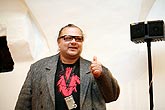 Vernisáž výstav v Egon Schiele Art Centru: Opera v obrazech, Tradiční čínská krajinomalba, Mladí umělci z Číny 2008, Jindřich Štreit a Jiří Surůvka, 4. dubna 2008, foto: © 2008 Lubor Mrázek 