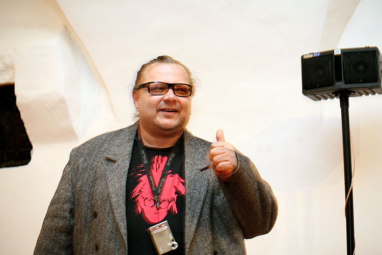 Vernisáž výstav v Egon Schiele Art Centru: Opera v obrazech, Tradiční čínská krajinomalba, Mladí umělci z Číny 2008, Jindřich Štreit a Jiří Surůvka, 4. dubna 2008, foto: © 2008 Lubor Mrázek