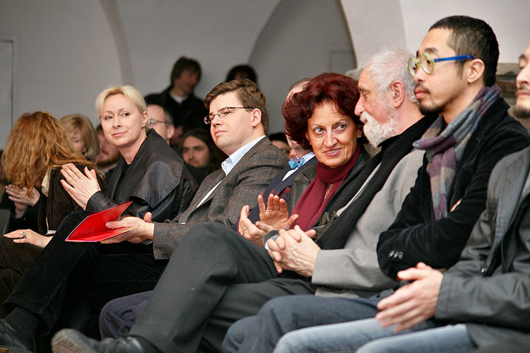 Vernisáž výstav v Egon Schiele Art Centru: Opera v obrazech, Tradiční čínská krajinomalba, Mladí umělci z Číny 2008, Jindřich Štreit a Jiří Surůvka, 4. dubna 2008, foto: © 2008 Lubor Mrázek