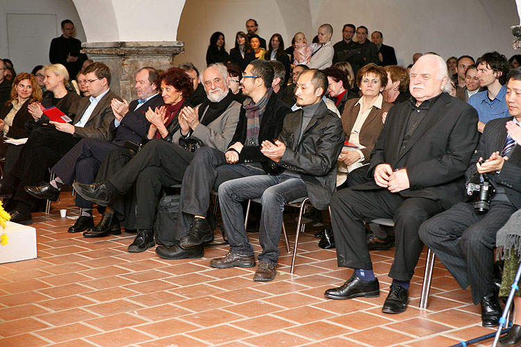 Vernisáž výstav v Egon Schiele Art Centru: Opera v obrazech, Tradiční čínská krajinomalba, Mladí umělci z Číny 2008, Jindřich Štreit a Jiří Surůvka, 4. dubna 2008, foto: © 2008 Lubor Mrázek