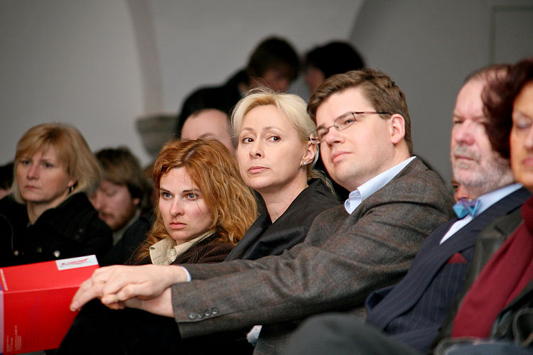 Opening of the exhibitions in Egon Schiele Art Centrum:  Opera in paintings, Traditional Chinese Landscape Painting, Young Artists from China 2008, Jindřich Štreit and Jiří Surůvka, 4. April 2008, photo by: © 2008 Lubor Mrázek