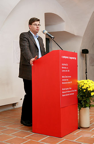 Opening of the exhibitions in Egon Schiele Art Centrum:  Opera in paintings, Traditional Chinese Landscape Painting, Young Artists from China 2008, Jindřich Štreit and Jiří Surůvka, 4. April 2008, photo by: © 2008 Lubor Mrázek