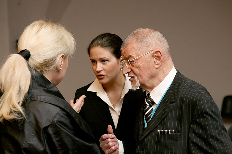 Opening of the exhibitions in Egon Schiele Art Centrum:  Opera in paintings, Traditional Chinese Landscape Painting, Young Artists from China 2008, Jindřich Štreit and Jiří Surůvka, 4. April 2008, photo by: © 2008 Lubor Mrázek