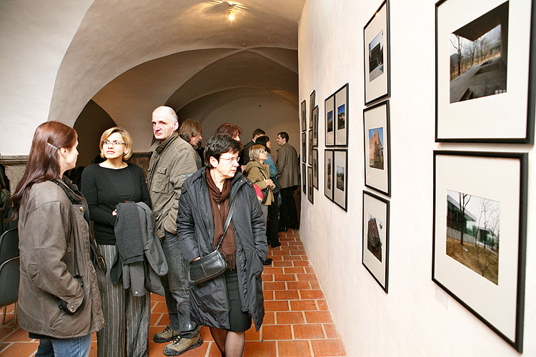 Opening of the exhibitions in Egon Schiele Art Centrum:  Opera in paintings, Traditional Chinese Landscape Painting, Young Artists from China 2008, Jindřich Štreit and Jiří Surůvka, 4. April 2008, photo by: © 2008 Lubor Mrázek