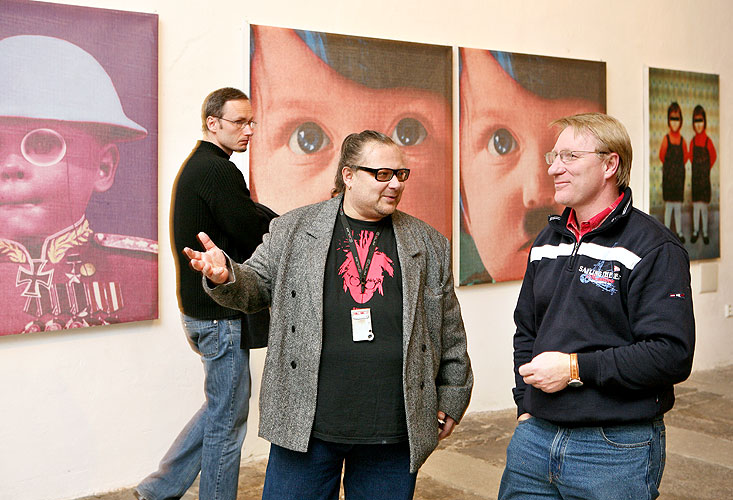 Vernisáž výstav v Egon Schiele Art Centru: Opera v obrazech, Tradiční čínská krajinomalba, Mladí umělci z Číny 2008, Jindřich Štreit a Jiří Surůvka, 4. dubna 2008, foto: © 2008 Lubor Mrázek