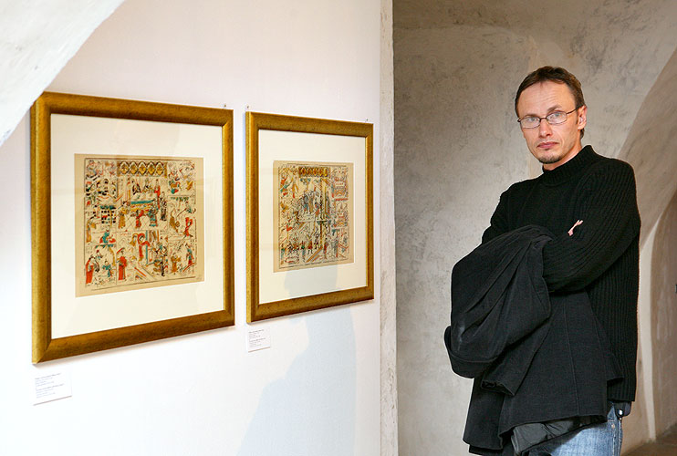 Vernisáž výstav v Egon Schiele Art Centru: Opera v obrazech, Tradiční čínská krajinomalba, Mladí umělci z Číny 2008, Jindřich Štreit a Jiří Surůvka, 4. dubna 2008, foto: © 2008 Lubor Mrázek