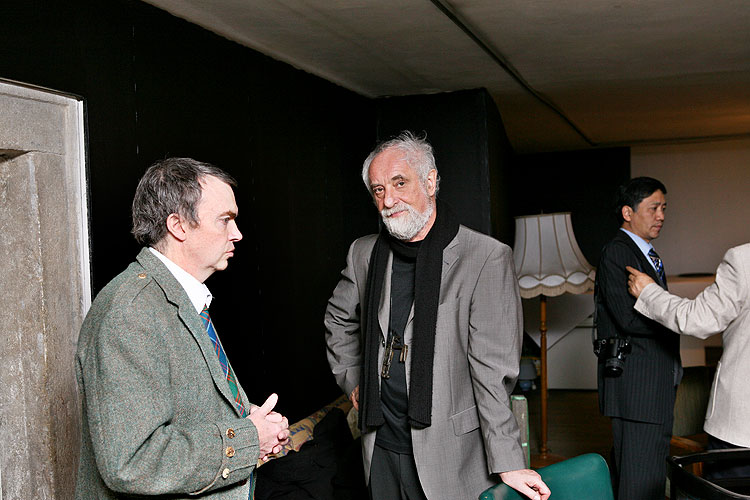 Vernisáž výstav v Egon Schiele Art Centru: Opera v obrazech, Tradiční čínská krajinomalba, Mladí umělci z Číny 2008, Jindřich Štreit a Jiří Surůvka, 4. dubna 2008, foto: © 2008 Lubor Mrázek
