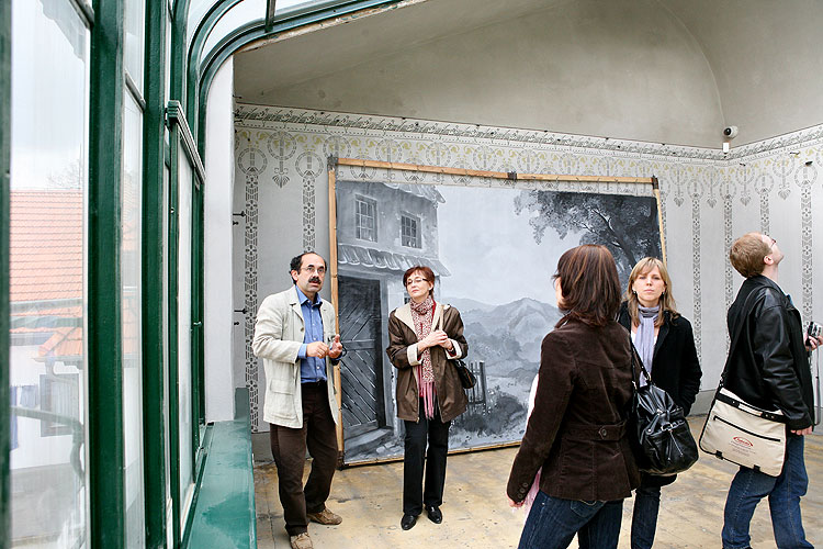 Das künftige Museum enthüllte einen Monat vor der Eröffnung restaurierte und ausgeschmückte Interieure, Foto: Lubor Mrázek