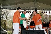 Dechový orchestr a mažoretky ZUŠ Přeštice, Kouzelný Krumlov, 29. dubna - 1. května 2008, foto: Lubor Mrázek 