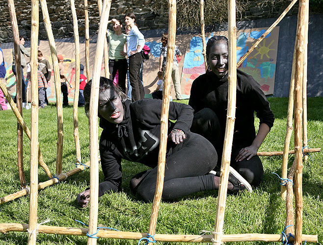 Dětské čarodějnické odpoledne, Kouzelný Krumlov, 29. dubna - 1. května 2008, foto: Lubor Mrázek