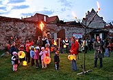 Lampiónový průvod, Kouzelný Krumlov, 29. dubna - 1. května 2008, foto: Lubor Mrázek 