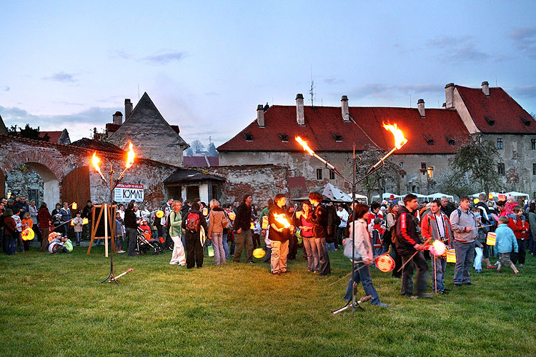 Lampiónový průvod, Kouzelný Krumlov, 29. dubna - 1. května 2008, foto: Lubor Mrázek