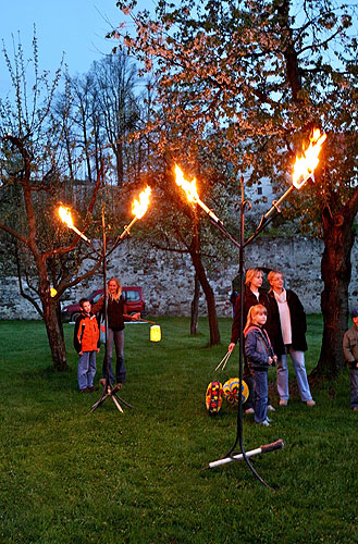 Lampiónový průvod, Kouzelný Krumlov, 29. dubna - 1. května 2008, foto: Lubor Mrázek