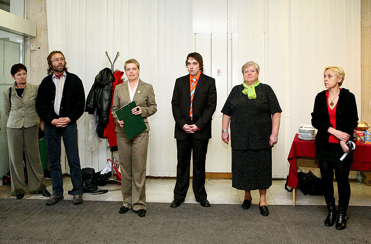 Vernissage der Ausstellungen Theater mit Kinderaugen und Reiseführer durch meine Stadt - UNESCO 2007, Zauberhafte Krumlov, 29. April 2008, Foto: Lubor Mrázek