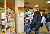 Vernissage der Ausstellungen Theater mit Kinderaugen und Reiseführer durch meine Stadt - UNESCO 2007, Zauberhafte Krumlov, 29. April 2008, Foto: Lubor Mrázek 