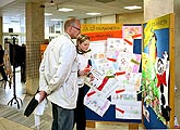 Vernissage der Ausstellungen Theater mit Kinderaugen und Reiseführer durch meine Stadt - UNESCO 2007, Zauberhafte Krumlov, 29. April 2008, Foto: Lubor Mrázek 