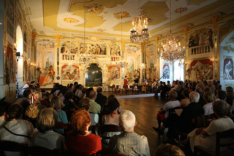 Barocknacht auf dem Schloss Český Krumlov ®, 27.6. und 28.6.2008, Kammermusikfestival Český Krumlov 2008, Foto: Lubor Mrázek