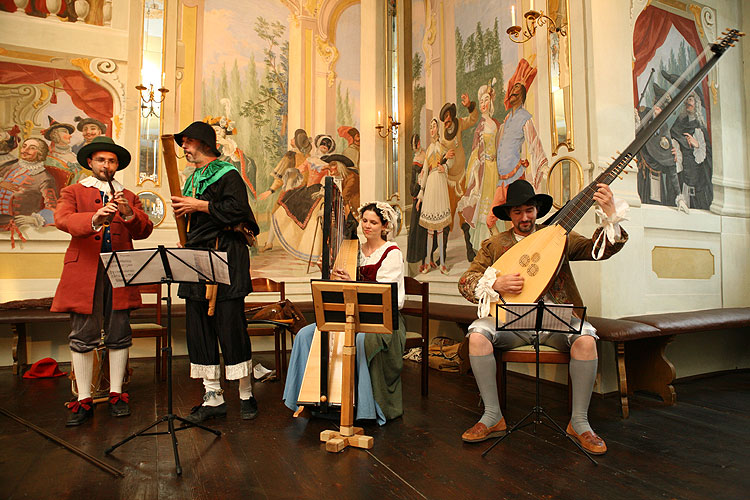 Barocknacht auf dem Schloss Český Krumlov ®, 27.6. und 28.6.2008, Kammermusikfestival Český Krumlov 2008, Foto: Lubor Mrázek