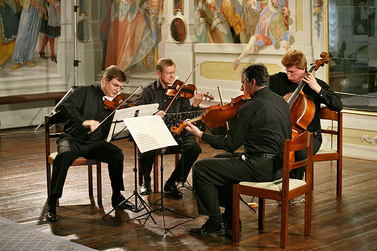 Kapralova quartet, Pražákovo kvarteto, 2.7.2008, Chamber Music Festival Český Krumlov 2008, photo: Lubor Mrázek