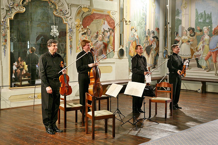 Kapralova quartet, Pražákovo kvarteto, 2.7.2008, Chamber Music Festival Český Krumlov 2008, photo: Lubor Mrázek