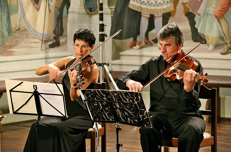 Kapralova quartet, Pražákovo kvarteto, 2.7.2008, Festival komorní hudby Český Krumlov 2008, foto: Lubor Mrázek