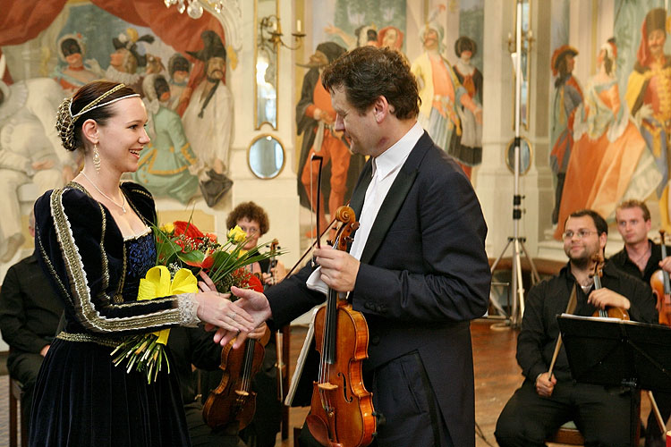 Cappella Istropolitana (Bratislava, Slovakia), Ivan Ženatý - violin, 5.7.2008, Chamber Music Festival Český Krumlov 2008, photo: Lubor Mrázek