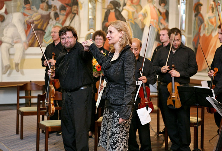 Cappella Istropolitana (Bratislava), Ivan Ženatý - Geige, 5.7.2008, Kammermusikfestival Český Krumlov 2008, Foto: Lubor Mrázek