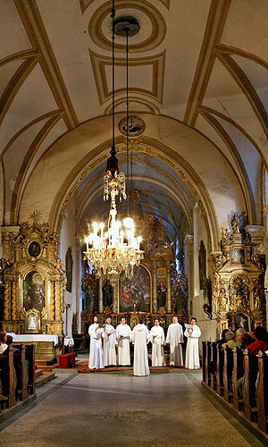 Schola Gregoriana Pragensis, 4.7.2008, Festival komorní hudby Český Krumlov 2008, foto: Lubor Mrázek