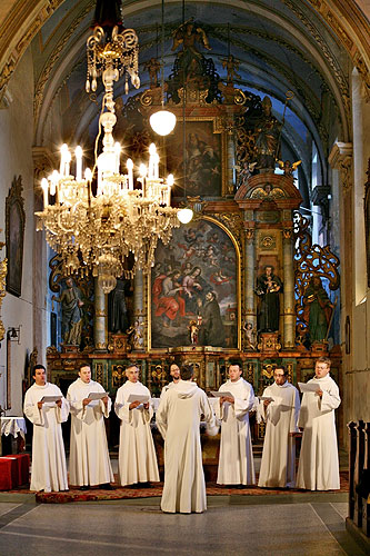 Schola Gregoriana Pragensis, 4.7.2008, Chamber Music Festival Český Krumlov 2008, photo: Lubor Mrázek