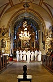 Schola Gregoriana Pragensis, 4.7.2008, Kammermusikfestival Český Krumlov 2008, Foto: Lubor Mrázek 