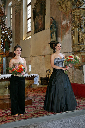 Eva Bublová - organ, Barbora Polášková - vocals, 5.7.2008, Chamber Music Festival Český Krumlov 2008, photo: Lubor Mrázek