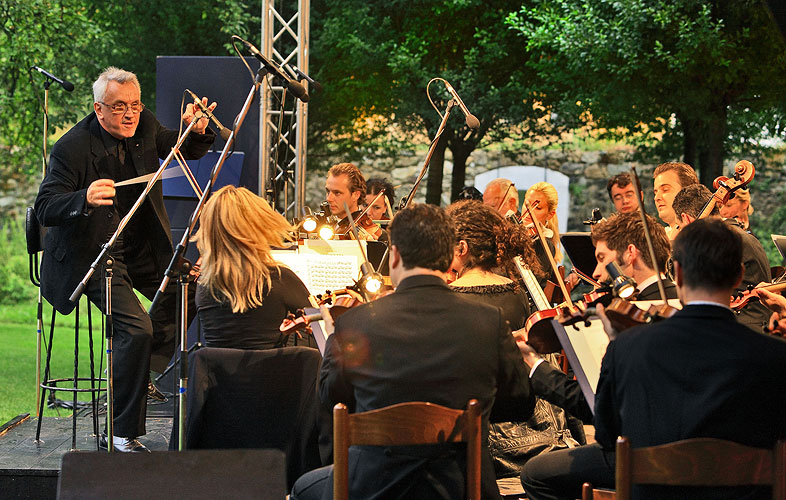 Spirit of Europe (Österreich) – Kammerorchester, Wolfgang Klinser (Österreich) – Klarinette, Andreas Planyavski (Österreich) – Flöte, 25.7.2008, Internationales Musikfestival Český Krumlov, Bildsquelle: Auviex s.r.o., Foto: Libor Sváček