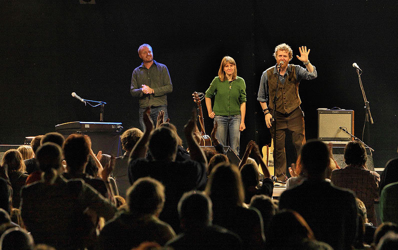 Markéta Irglová, Glan Hansard (Irland) und Gäste / Konzert der Oscar-Inhaber, 2.8.2008, Internationales Musikfestival Český Krumlov, Bildsquelle: Auviex s.r.o., Foto: Libor Sváček