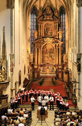 Vocal ensemble Fraternitas Litteratorum, boys choir Bonifantes, 8.8.2008, International Music Festival Český Krumlov 2008, source: Auviex s.r.o., photo: Libor Sváček