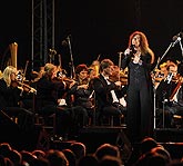 A Night on Broadway - Soloists: Jan Horvath, Doug La Brecque, Debbie Gravitte (USA), Moravian Philharmonic Olomouc, Conductor: Randall Craig Fleischer (USA), 9.8.2008, International Music Festival Český Krumlov 2008, source: Auviex s.r.o., photo: Libor Sváček 