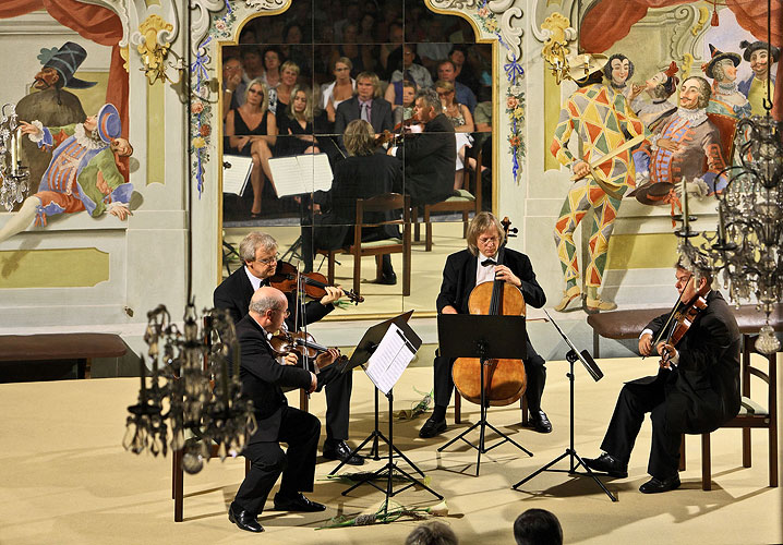 Stamic´Quartett (Stamicovo kvarteto), 14.8.2008, Internationales Musikfestival Český Krumlov, Bildsquelle: Auviex s.r.o., Foto: Libor Sváček