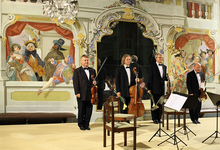 Stamic´Quartett (Stamicovo kvarteto), 14.8.2008, Internationales Musikfestival Český Krumlov, Bildsquelle: Auviex s.r.o., Foto: Libor Sváček