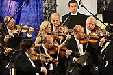 Sir James Galway (GB), Lady Jeanne Galway (USA)- Flöten, Symphonieorchester des Tschechischen Rundfunks, Dirigent: Vladimír Válek, 23.8.2008, Internationales Musikfestival Český Krumlov, Bildsquelle: Auviex s.r.o., Foto: Libor Sváček 