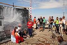 Po stopách Josefa Seidela, fotografování na vrcholu hory Kleť, foto: Petr Hudičák 