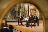 Bennewitz Quartet - Jakub Fišer - 1st violin, Štěpán Ježek - 2nd violin, Jiří Pinkas - viola, Štěpán Doležal - violoncello, Masquerade Hall, Internationales Musikfestival Český Krumlov 22.9.2020, Quelle: Auviex s.r.o., Foto: Libor Sváček