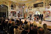 Bennewitz Quartet - Jakub Fišer - 1st violin, Štěpán Ježek - 2nd violin, Jiří Pinkas - viola, Štěpán Doležal - violoncello, Masquerade Hall, International Music Festival Český Krumlov 22.9.2020, source: Auviex s.r.o., photo by: Libor Sváček