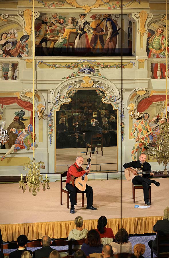 Štěpán Rak, Jan-Matěj Rak (guitar), Masquerade Hall, International Music Festival Český Krumlov 30.9.2020