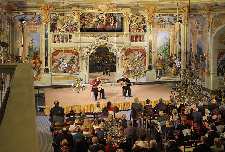 Štěpán Rak, Jan-Matěj Rak (guitar), Masquerade Hall, International Music Festival Český Krumlov 30.9.2020