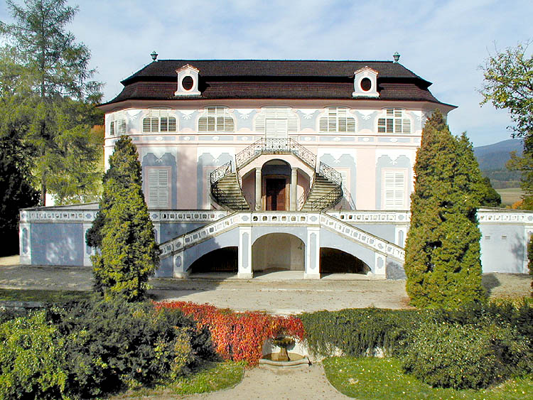 Lustschlösschen Bellarie, Gesamtansicht, September 2000