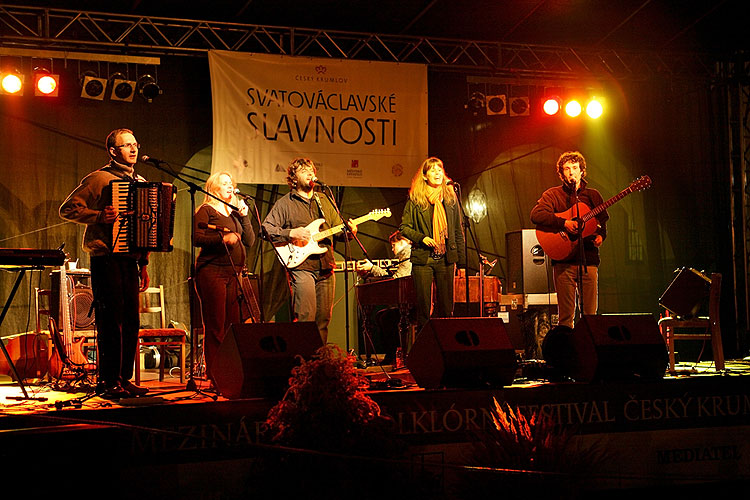 St.-Wenzels-Fest und Internationales Folklorefestival Český Krumlov 2008 in Český Krumlov, Foto: Lubor Mrázek